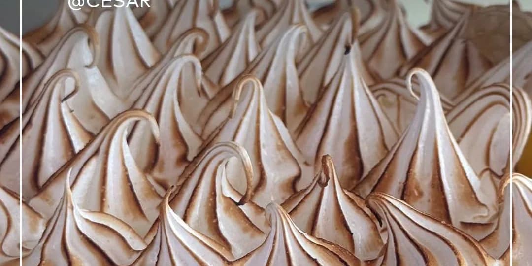 Tarte de Chocolate e Limão Merengada — @CESAR